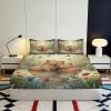 3D Capybara Fitted Sheet, Microfiber, Deep Pocket, 120 x 200 x 25 cm view 3