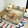 3D Capybara Fitted Sheet, Microfiber, Deep Pocket, 120 x 200 x 25 cm view 4