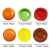 Burger Plate Set - 6 Stackable Plates view 2