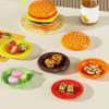 Burger Plate Set - 6 Stackable Plates view 3