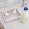 Naroote Rolled Ice Cream Maker, DIY Stainless Steel Ice Cream Roll Tray with 2 Scrapers view 3