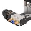 Tbest Pneumatic Hole Punch Tool, 15 mm, Aluminum Alloy, Strap Punch for Woodworking, CNC Punching, Desktop Mounting view 3