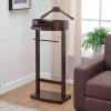 Suit Valet Stand with Tray and Drawer view 2