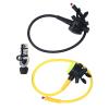 Leftwei Diving Regulator Set, Premium Stainless Steel and Silicone, Adjustable Breathing Control Valve, for Deep Diving and BCDs view 2