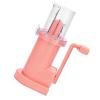 Yanmis I-Cord Knitting Machine, Hand-Cranked Rope Maker for Crafts, Lightweight Portable Plastic, for Bracelets and Necklaces, 5.31 x 2.32 x 1.42 in, Pink view 2