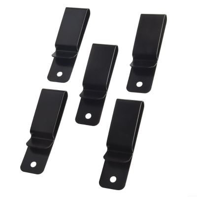 5-Pack Iron Case Clips with Manganese Steel Spring Hooks for DIY Projects