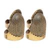 Metal Thimbles for Sewing - 2 Pieces view 1