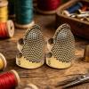 Metal Thimbles for Sewing - 2 Pieces view 3