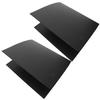 Sosoport 2-Pack A4 3-Ring Plastic Binders, Refillable Binder Covers with 3 Holes for School, Office, and Home Office view 1