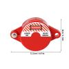 MOBUTOFU 2-Piece Red ABS Valve Lockout Discs view 2