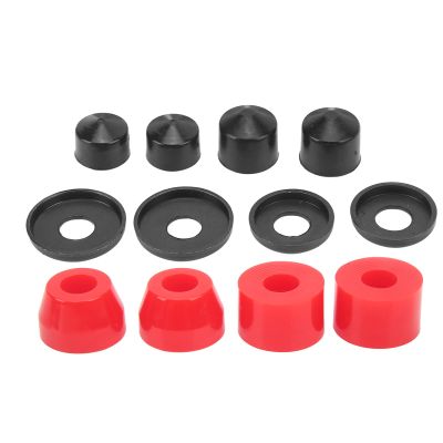 Tbest Skateboard Bushing Set, PU, 90A, Replacement Bushings for 4-Wheel Boards, Red