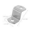 STOBAZA Z-Shaped Frame Holders, 50-Piece Metal Canvas Clips view 2