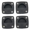 Black Nylon Handles for Boats | Yachts & Cabins | Saltwater Resistant (4 Pack) view 4
