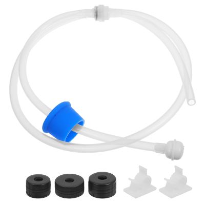 Generic 1 m Silicone Extension Hose with Check Valve and 2 Clamps for Sink Soap Dispensers