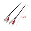 RCA Plug/Socket to Bare Wire Audio Speaker Cable, 20 cm (1 Male, 1 Female) view 4