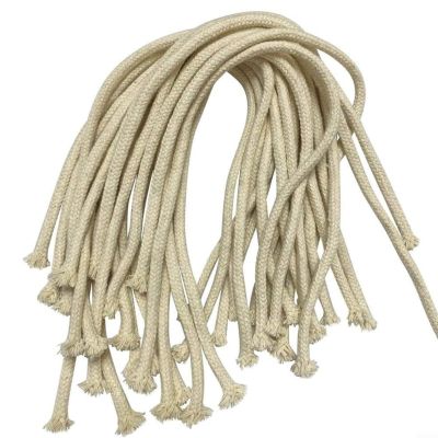 EffiFish 50 Pack 16 cm Cotton Lamp Wicks 7 mm for Kerosene Lanterns