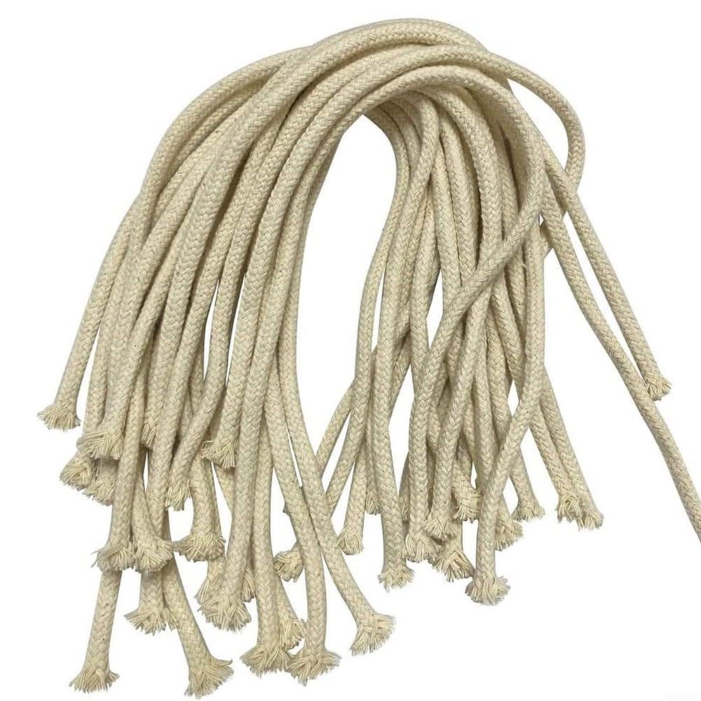 EffiFish 50 Pack 16 cm Cotton Lamp Wicks 7 mm for Kerosene Lanterns