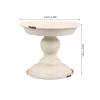 VICASKY Vintage Beige Iron Planter, Weather-Resistant, for Garden, Patio, and Terrace view 2