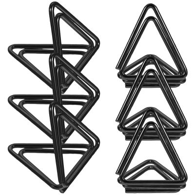 NESTINGHO 6-Piece Triangular Note Holder in Black Metal