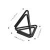 jojofuny 6-Pack Black Metal Table Card Holders view 2