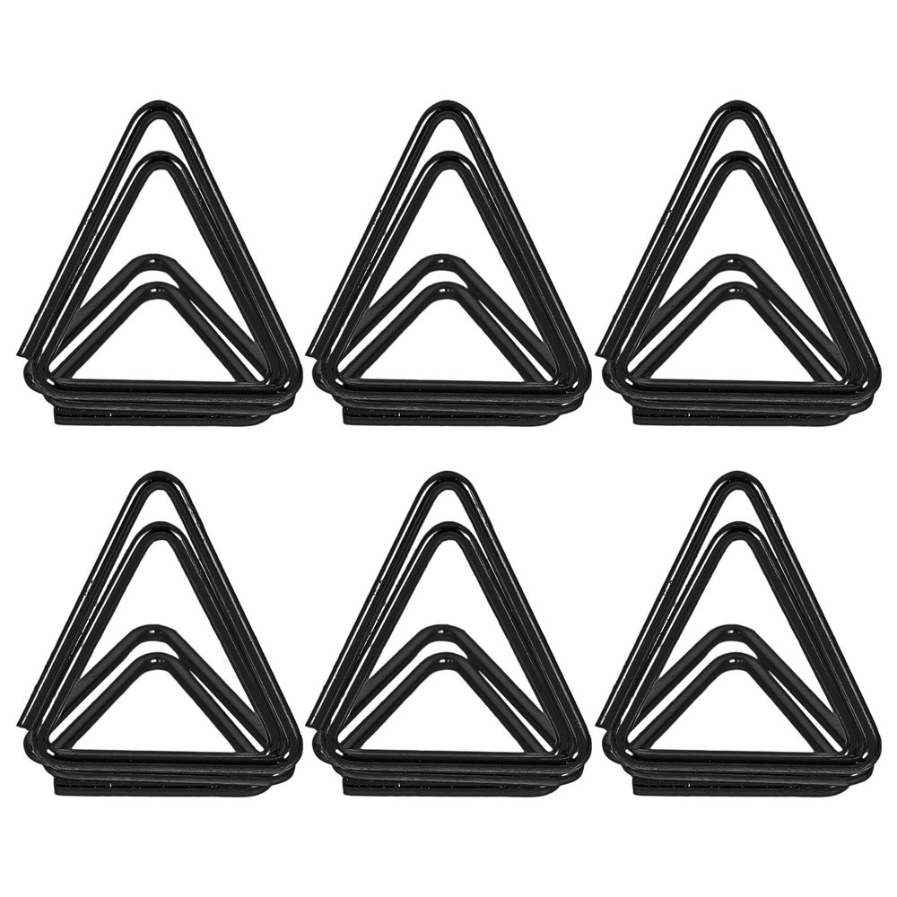 TOVINANNA Black Triangular Table Card Holder