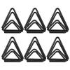 TOVINANNA Black Triangular Table Card Holder view 1