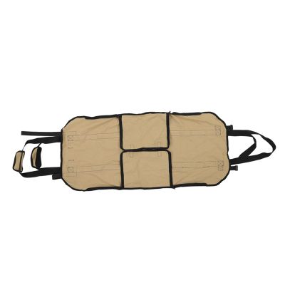 MAMJENNI Large-Capacity Firewood Carrying Bag, Khaki