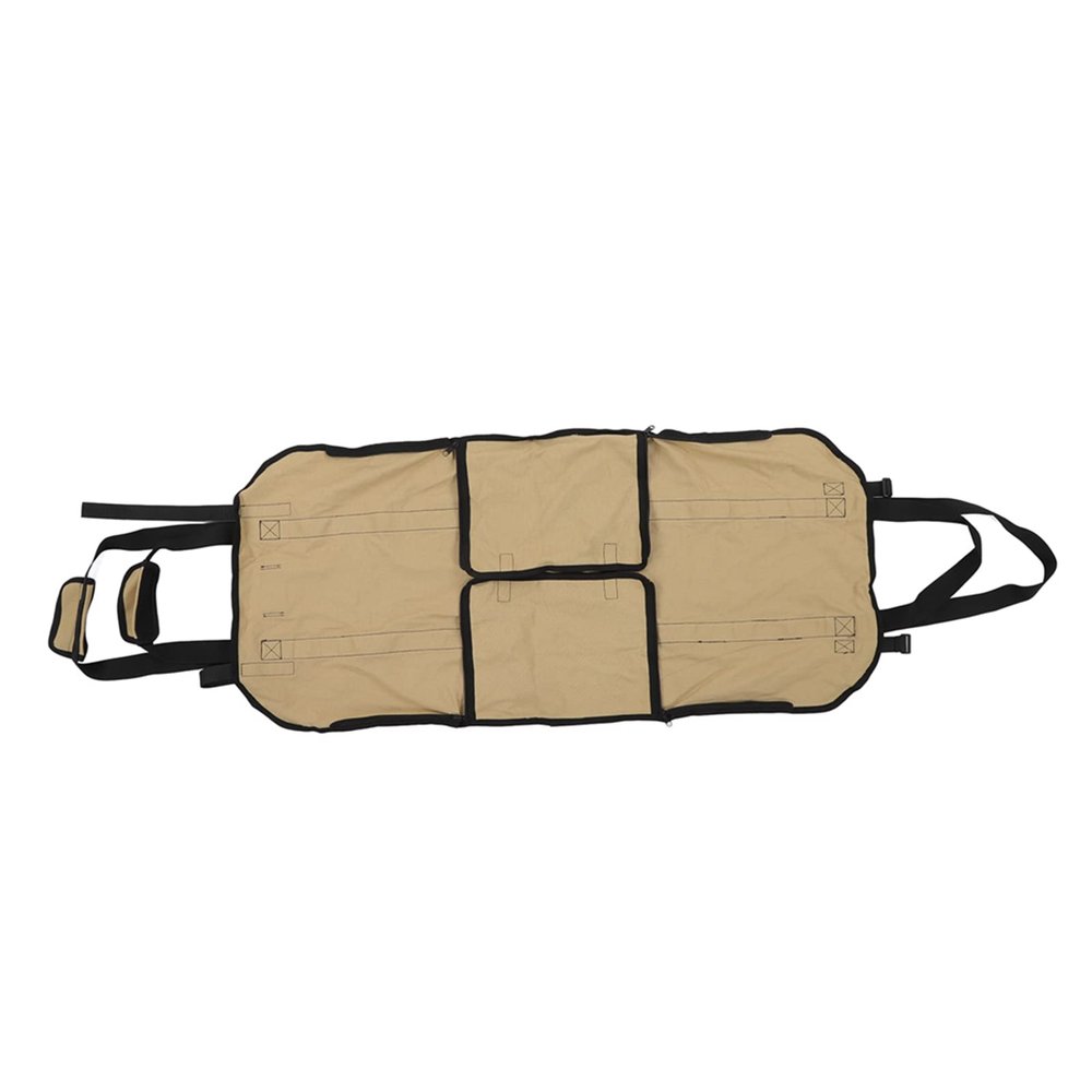 MAMJENNI Large-Capacity Firewood Carrying Bag, Khaki