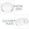 Zerodeko Glass Petri Dishes, Wear-Resistant and Shatterproof, 5-Pack with Lids, 90 mm view 3