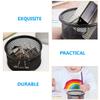 GLEAVI Paper Clip Holder, Elegant Organizer, 6-Piece Set, Black Iron Mesh view 3