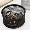 GLEAVI Paper Clip Holder, Elegant Organizer, 6-Piece Set, Black Iron Mesh view 4