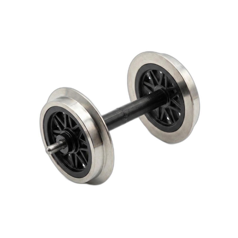 ML-Train Stainless Steel V-Spoke Wheelset – 31 mm Tread Width