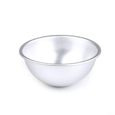 Aluminum Half Sphere Molds, 6 pcs