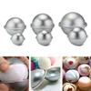 Aluminum Half Sphere Molds, 6 pcs view 2