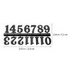 Hemobllo Clock Arabic Numbers Replacement Parts view 2