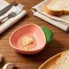 Ceramic Garlic Grater Plate - Carrot Shaped view 3