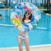 75 cm Inflatable Glitter Swim Ring for Adults with Sequins and Feathers view 3