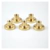 304 Stainless Steel T6 Trapezoidal Lead Screw, 6 mm Diameter, 100–550 mm, 1/2/4/6 mm Lead, with Brass Nut view 3