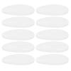 Yardwe 10-Pack Plastic Round Food Container Lids, White, Airtight Seal view 1