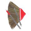 HYTROVE Handmade Miscanthus Broom with Soft Bristles and Plastic Handle, Traditional Chinese Broom for Indoor Use and Gentle Surface Protection view 1