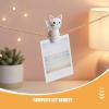 BESTonZON 24-Piece Plastic Sealing Clips with Cheerful Cat Design for Food and Documents at Home and Office view 3