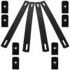 OSALADI Speaker Handles, Comfortable Black PVC and Iron, 4-Pack view 1