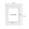 20-Count White Mat Board Set for Frames view 3