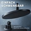 Rain Shower [Showerhead & Self-Cleaning] Limescale-Free & Rust-Free Rainfall Shower | Wellness Rain Shower (Chrome, Square) (Black, Round) view 4