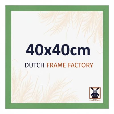 Dutch Frame Factory Picture Frame 40 x 40 cm, Green, MDF