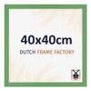 Dutch Frame Factory Picture Frame 40 x 40 cm, Green, MDF view 1