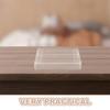 Generic Cassette Storage Boxes, 5-Pack, Transparent Plastic Cases, Dustproof, Stackable Design, 30-Micron Material view 3
