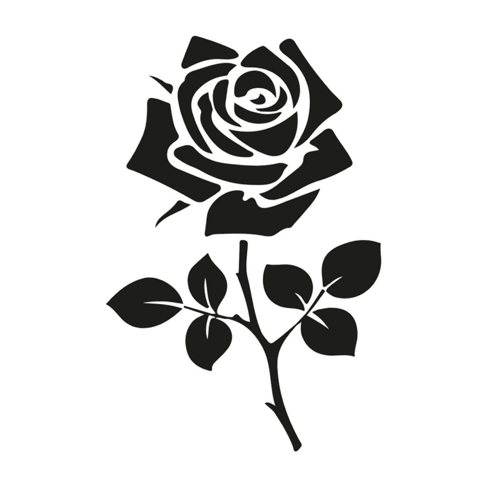 Decorative Toilet Lid Sticker with Floral Pattern