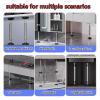 GDHKDDFL Adjustable Sink Support Legs, Drill-Free, Stainless Steel, 42–52 cm view 4
