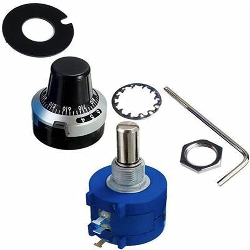 3590S Precision Multiturn Rotary Encoder Potentiometer, Adjustable Resistance (50 kΩ)